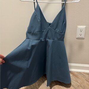 Cutie Blue Women's Skater Style Dress